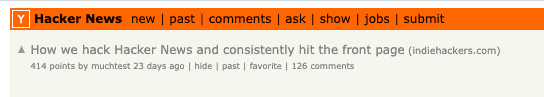 HN Traffic