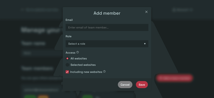 Improved team management