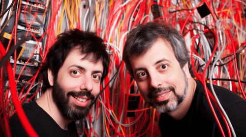 Sergey_brin_and_larry_page_hiding_between_red_network Cables.png